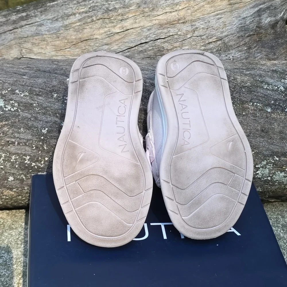 Nautica Toddler Girl Blush Pearl Oxfords US‎ Size 6 Boat Shoes